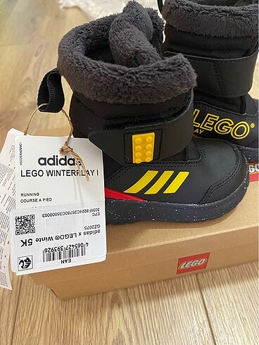 21 Beden siyah Renk Adidas lego bebek bot