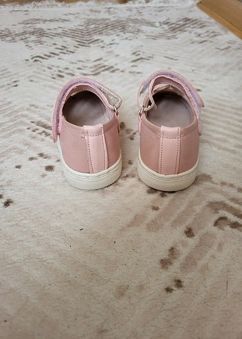 Minipicco Pembe Nakışlı Kız Çocuk Babet Ayakkabı - Görsel 3