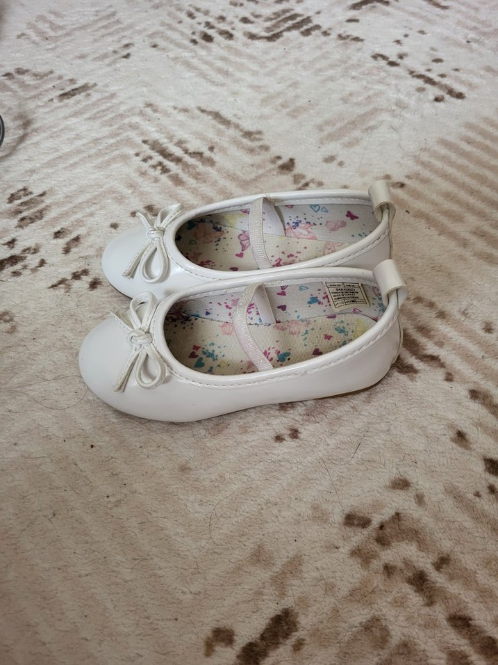 Beyaz Fiyonklu Kız Çocuk Babet - Görsel 4