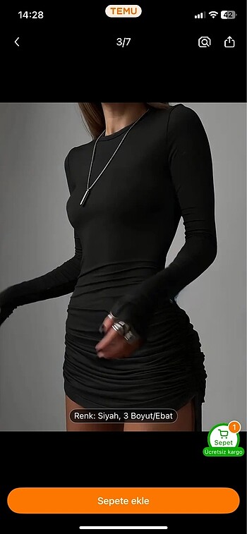 Siyah elbise