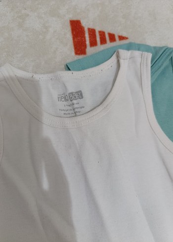 Gri Örgü Pamuklu Kısa Kollu Bebek Body - Görsel 8