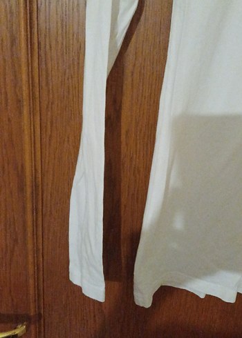 Beyaz Uzun Kollu Basic Tişört - Görsel 2