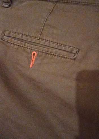 Kemerli Kahverengi kadin Pantolon - Görsel 9