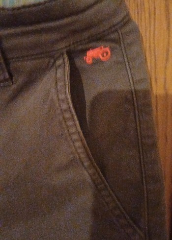 Kemerli Kahverengi kadin Pantolon - Görsel 3