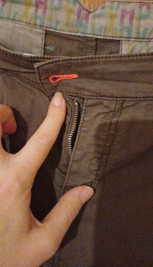 Kemerli Kahverengi kadin Pantolon - Görsel 4