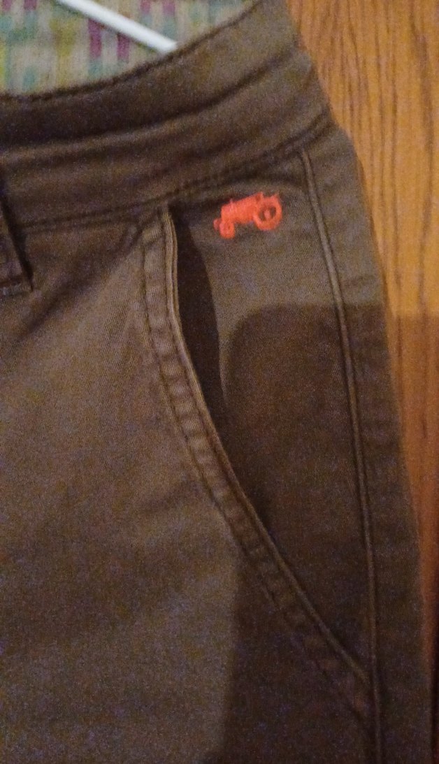 Kemerli Kahverengi kadin Pantolon - Görsel 3