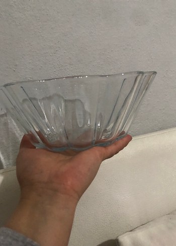 Şeffaf Modern Cam Kase - Görsel 3