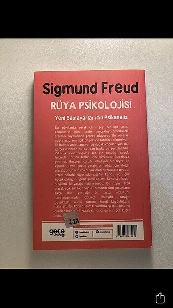  Sigmund Freud-Rüya Psikolojisi