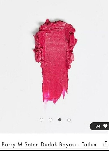 Beden pembe Renk Barry M Satin Sweetie 116 Ruj, lipstick.