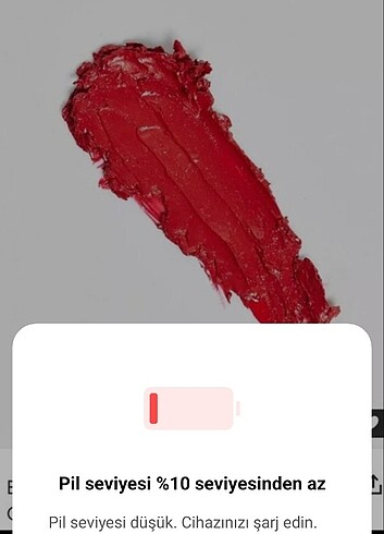 Beden kırmızı Renk Barry M Satin Sweetie 116 Ruj, lipstick.
