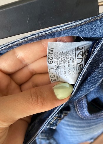 32 Beden mavi Renk Kot kapri