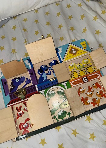 Renkli Ahşap Kilitli Çocuk Bulmacası - Görsel 2