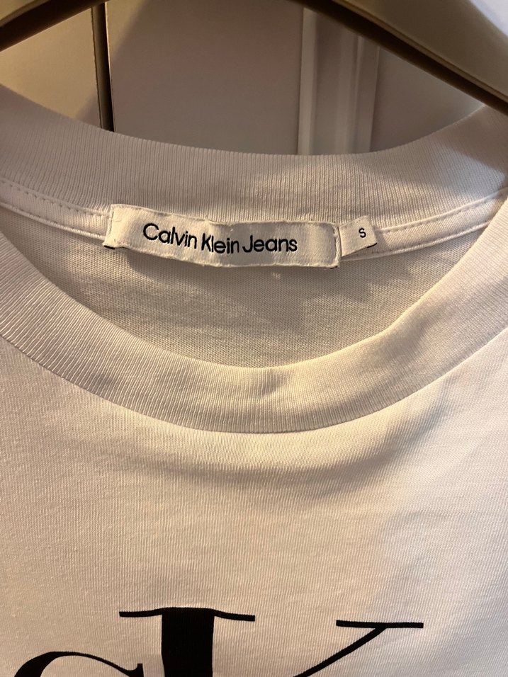 Calvin Klein Jeans Beyaz Baskılı Kısa Kollu Tişört - Görsel 5