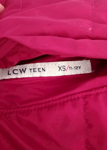 Bordo Kapüşonlu Fermuarlı Kız çocuk Yelek - Görsel 4