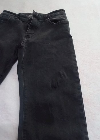 Erkek Siyah Regular Kot Pantolon - Görsel 6