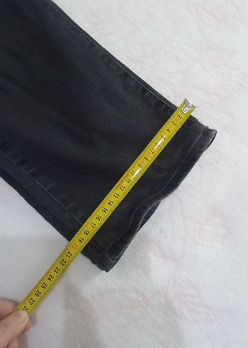 Erkek Siyah Regular Kot Pantolon - Görsel 5