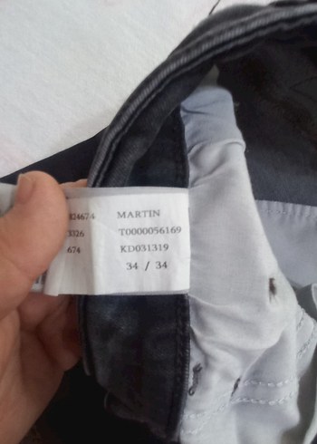 Erkek Siyah Regular Kot Pantolon - Görsel 8