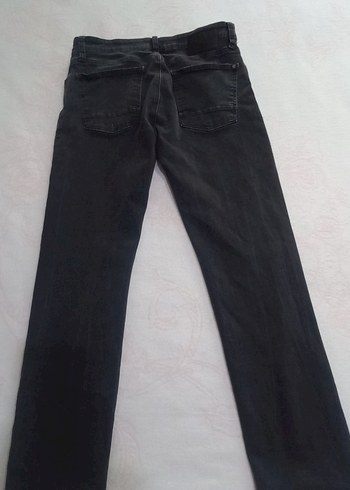 Erkek Siyah Regular Kot Pantolon - Görsel 2