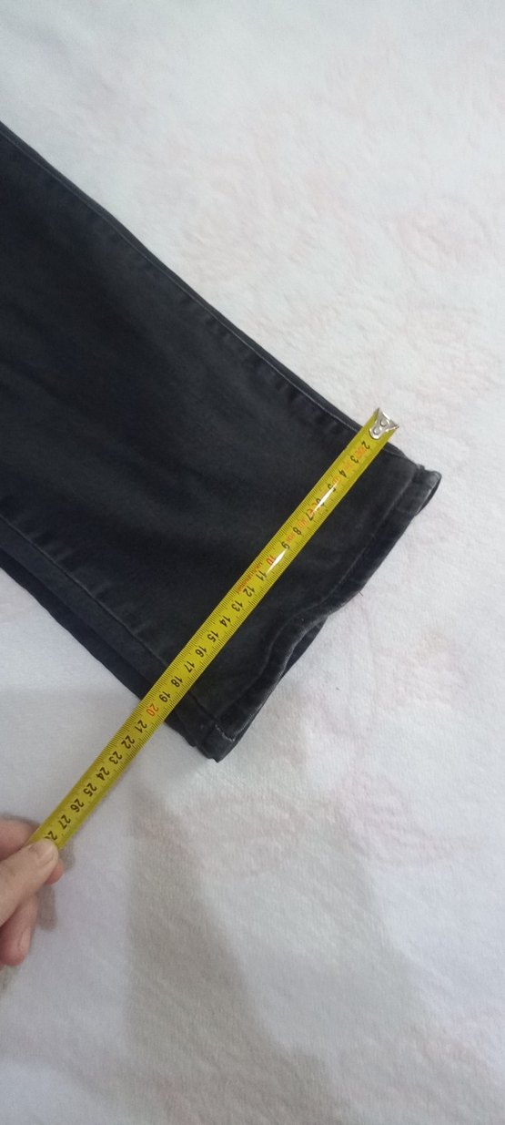 Erkek Siyah Regular Kot Pantolon - Görsel 5