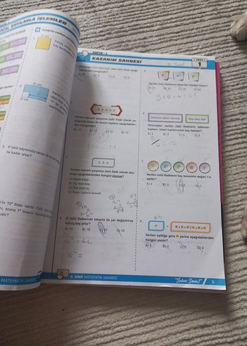6. Sınıf Matematik Sahnesi Fasikülleri Kitap & Defter - Görsel 5