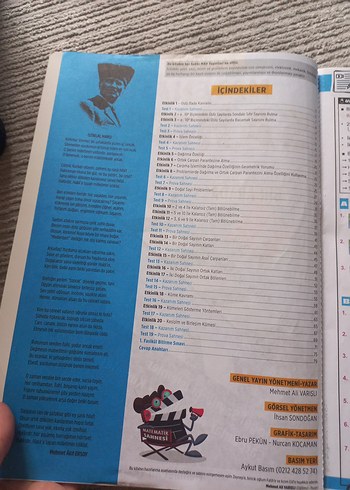 6. Sınıf Matematik Sahnesi Fasikülleri Kitap & Defter - Görsel 3