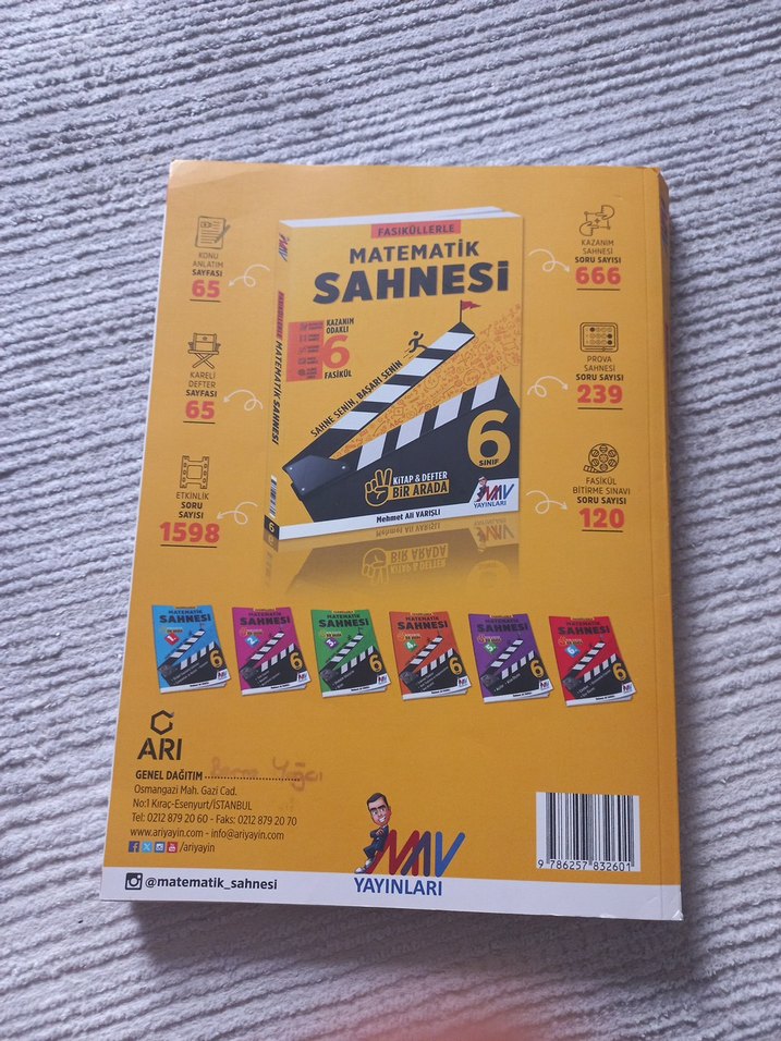 6. Sınıf Matematik Sahnesi Fasikülleri Kitap & Defter - Görsel 2