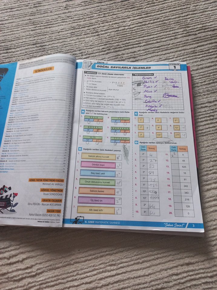 6. Sınıf Matematik Sahnesi Fasikülleri Kitap & Defter - Görsel 4