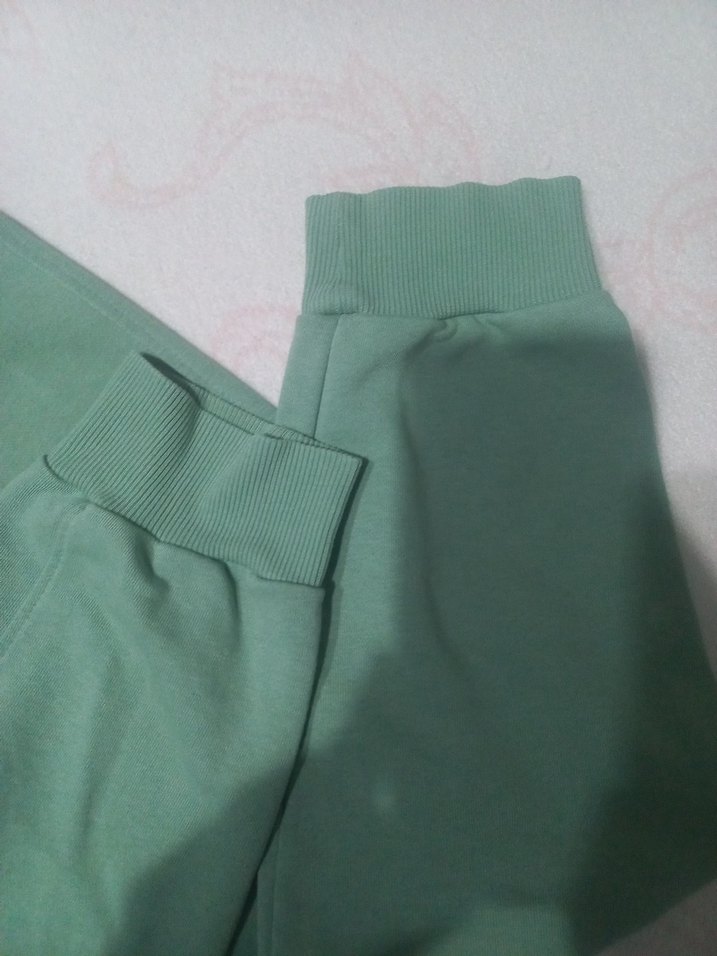 Yeşil Oversize Kız Eşofman Takımı - Görsel 5