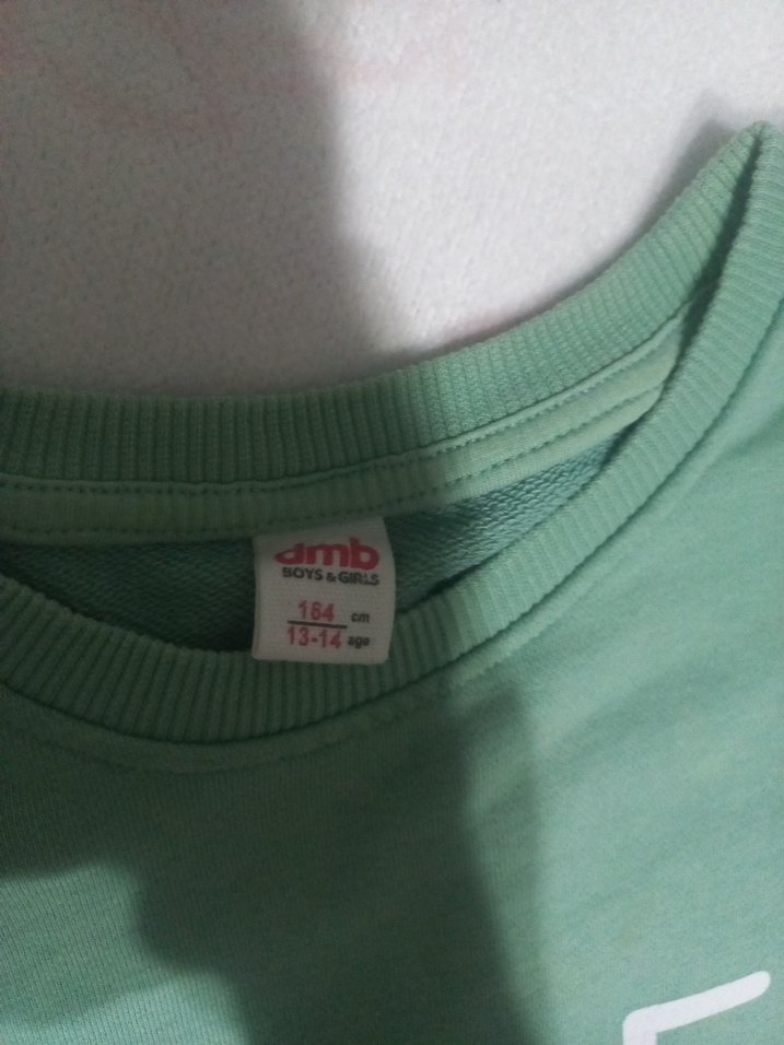 Yeşil Oversize Kız Eşofman Takımı - Görsel 4