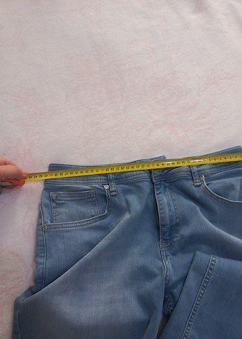 Erkek mavi Denim Normal Paça Jean - Görsel 8