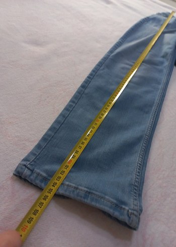 Erkek mavi Denim Normal Paça Jean - Görsel 9