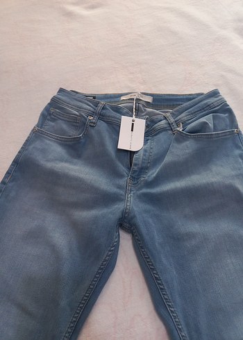 Erkek mavi Denim Normal Paça Jean - Görsel 2