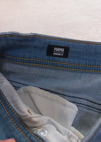 Erkek mavi Denim Normal Paça Jean - Görsel 3