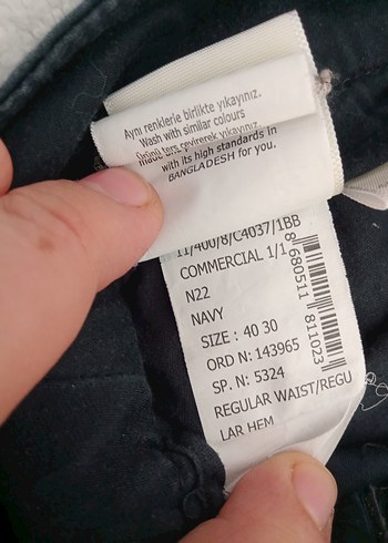 Siyah Kadın Denim Pantolon - Görsel 5