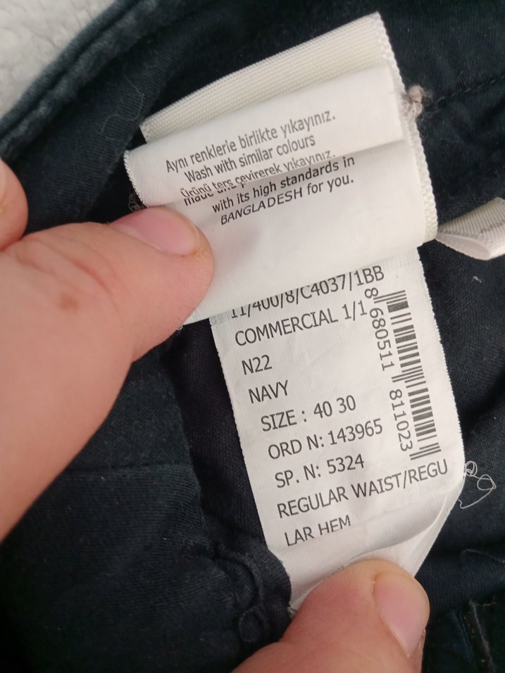 Siyah Kadın Denim Pantolon - Görsel 5