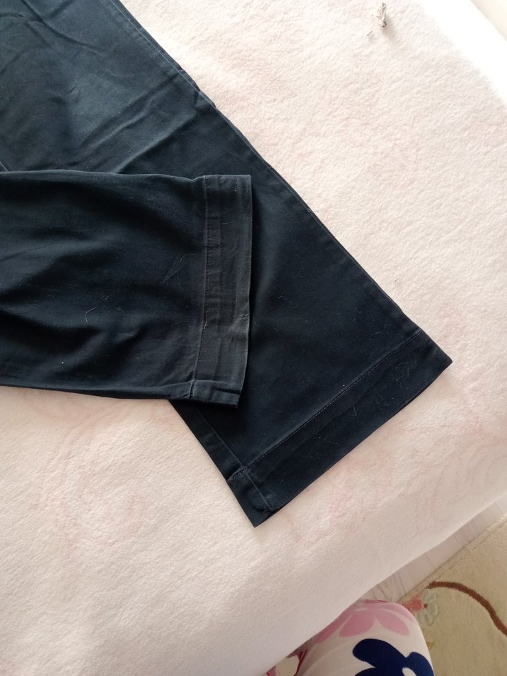 Siyah Kadın Denim Pantolon - Görsel 2