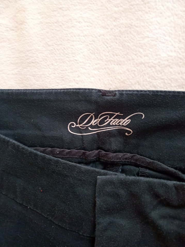 Siyah Kadın Denim Pantolon - Görsel 4