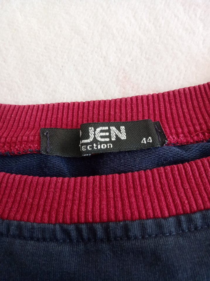 Bordo Detaylı kadın Sweatshirt - Görsel 2