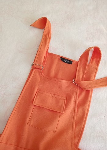 Turuncu Kadın Tulum - Görsel 4