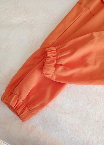 Turuncu Kadın Tulum - Görsel 3