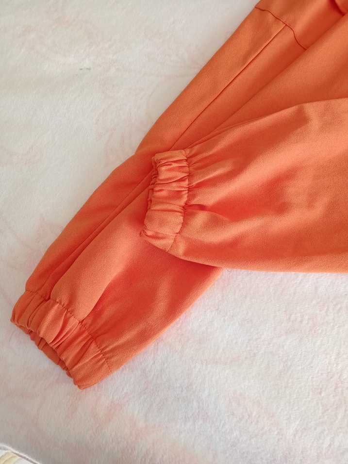 Turuncu Kadın Tulum - Görsel 3