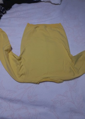 Sarı Baskılı kız Sweatshirt - Görsel 4