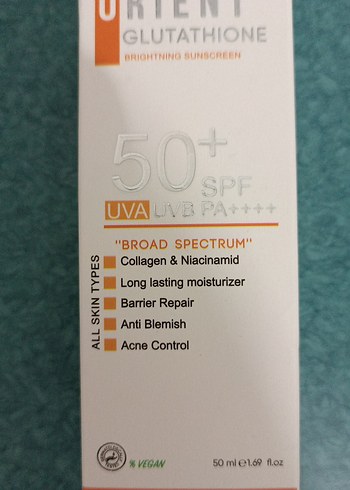 Orient Glutathione SPF 50+ Parlaklaştırıcı Güneş Kremi - Görsel 2
