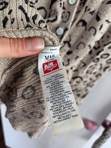 xl Beden Mango leopar hırka