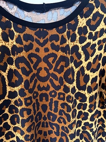 m Beden Leopar bluz