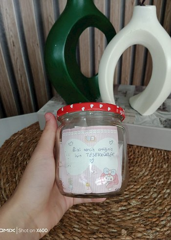 Takı kavanozu süpriz(hediyeli)