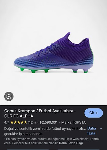 Mor Erkek Futbol Ayakkabısı V - Görsel 5