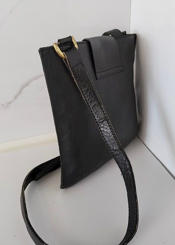  Beden siyah Renk mulberry Siyah Deri Tokalı Kadın Çanta