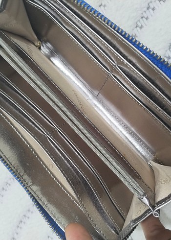 Calvin Klein Mavi Fermuarlı Kadın Cüzdanı - Görsel 7