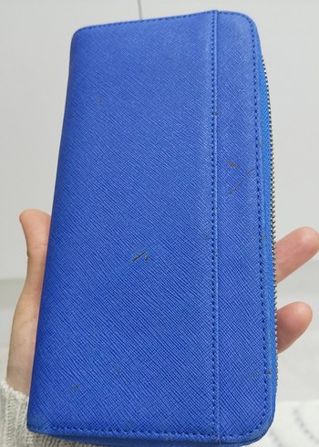 Calvin Klein Mavi Fermuarlı Kadın Cüzdanı - Görsel 6